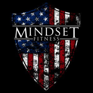 SHIELD FLAG RWB - WOMEN'S FITTED T-SHIRT - $E9C4S2$ Design