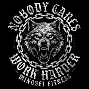 WORK HARDER WOLF - T-SHIRT - $WFY15D$ Design
