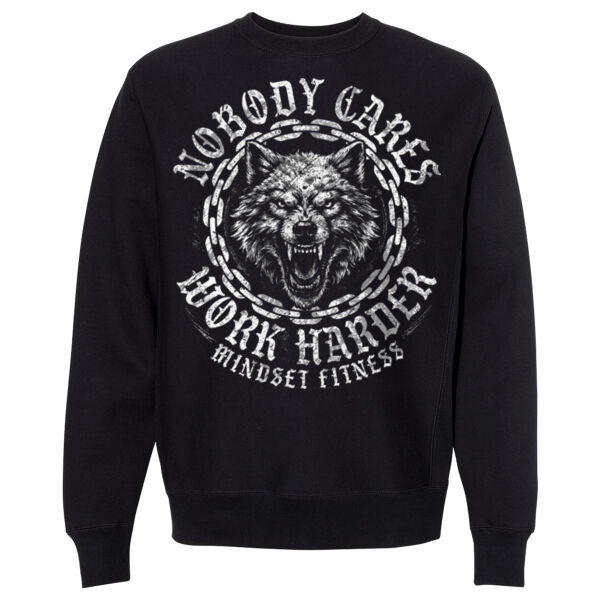 WORK HARDER WOLF - CREWNECK - $WFY15D$ Thumbnail