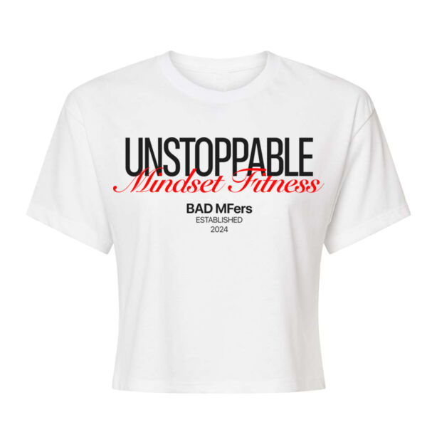 UNSTOPPABLE - WOMEN'S CROP T-SHIRT - $AQHUGB$ Thumbnail