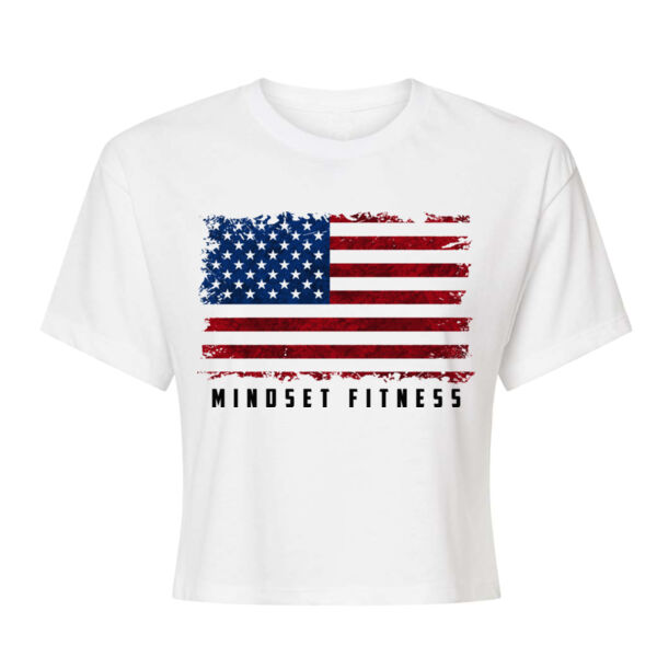 OLD GLORY - WOMEN'S CROPPED T-SHIRT - $VQ2MGZ$ Thumbnail