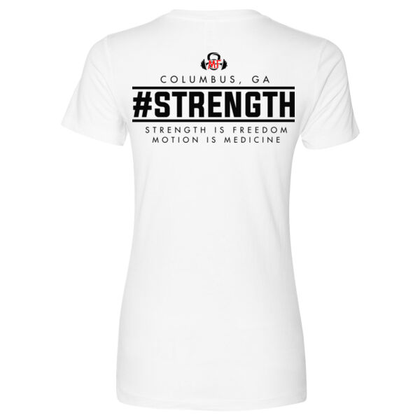 #STRENGTH - WOMEN'S FITTED T-SHIRT - $PQ942G$ Thumbnail